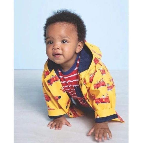 Hatley Jackets & Coats Hatleyfire Engine Raincoat Size 824 Months